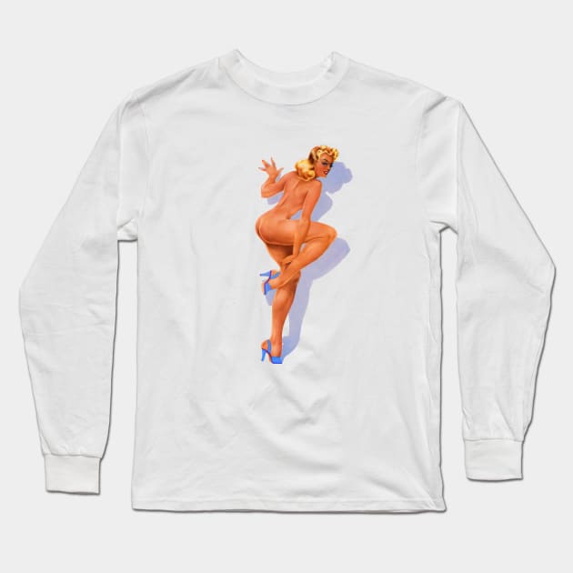 sexy shirt Long Sleeve T-Shirt by retroracing